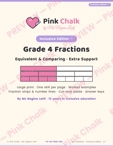 Cover: Fractions – Inclusive Edition