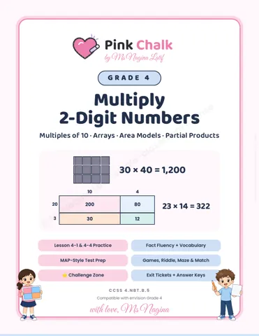 Cover: Multiply 2-Digit Numbers