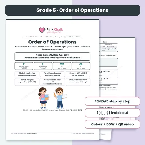 Cover: Order of Operations