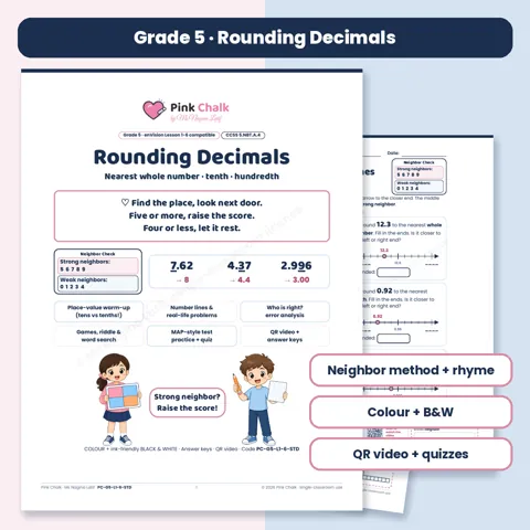 Cover: Rounding Decimals